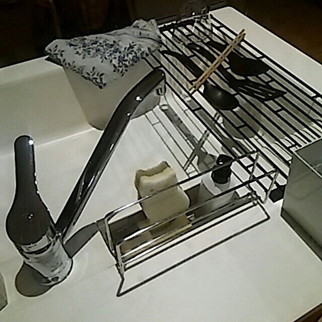 spinetailのMJY屋-キッチン用 水切りラック フック付き防錆 シンク収納 浴室ラック (いわし, ４個セット)の家具・インテリア写真