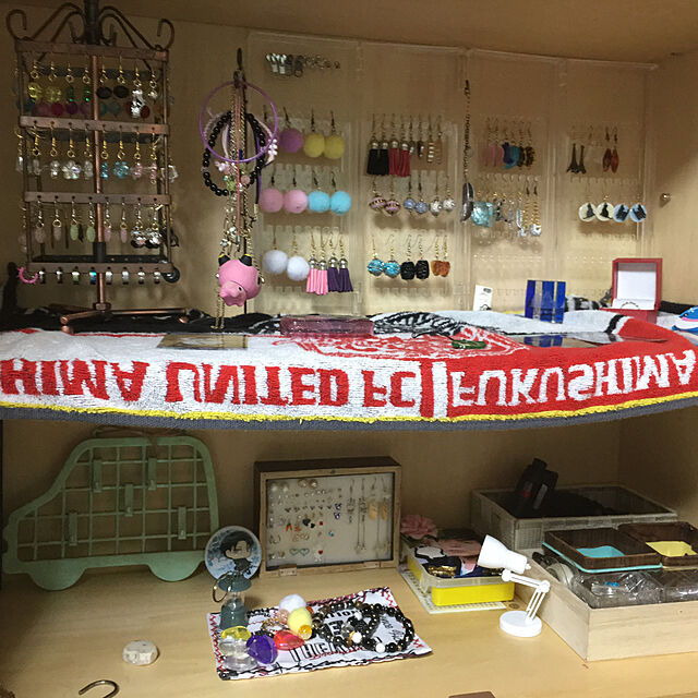 mayumayuのChoice Fun-jp-ネックレス ピアス収納スタンド 折り畳み式 クリア ジュエリー収納 ChoiceFunの家具・インテリア写真