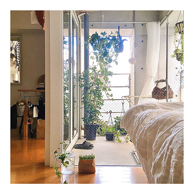 warashibeの無印良品-ポリエステル杢調プリーツカーテン／アイボリー 幅１００×丈１０５ｃｍ／アイボリーの家具・インテリア写真