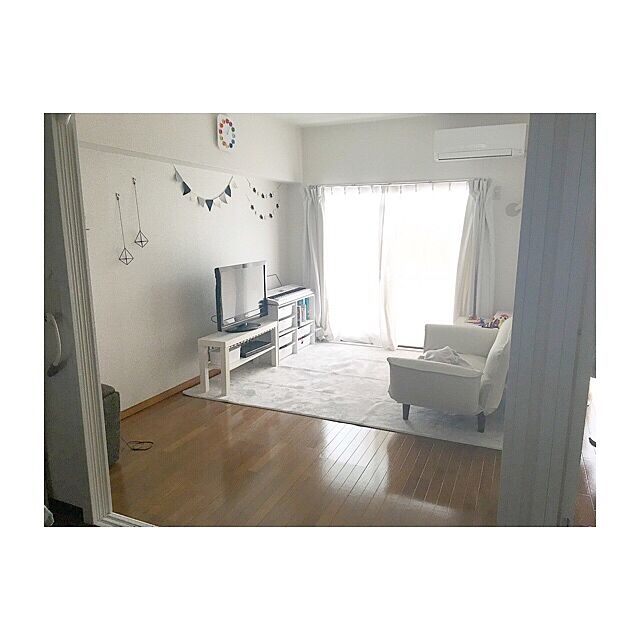 ___k___319の-ウォールクロック（ホワイト）DASSIGTの家具・インテリア写真