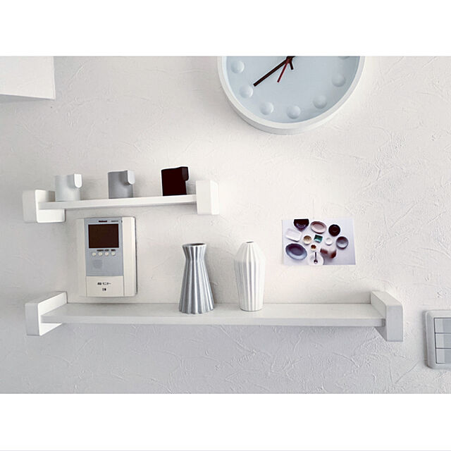 _rm_の-【メーカー公式ショップ】ドウシシャ DOSHISHA 壁掛け飾り棚 H型40W KB-40HWHの家具・インテリア写真