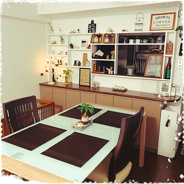 ram_mamaのニトリ-伸長式ダイニングテーブル(ダヴィンチF ) の家具・インテリア写真