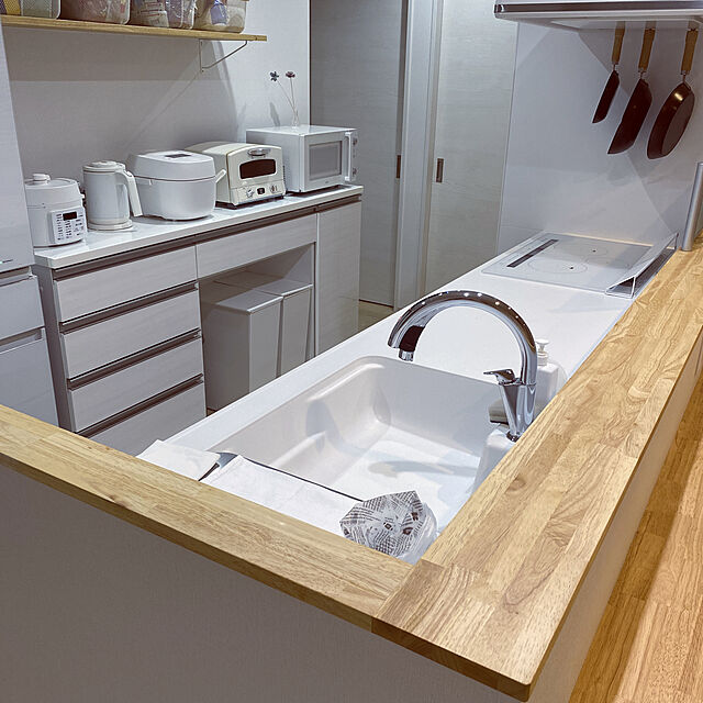 Mikiのパナソニック-パナソニック　Panasonic　炊飯器　ホワイト　ＳＲ−ＭＰＷ１００−Ｗの家具・インテリア写真