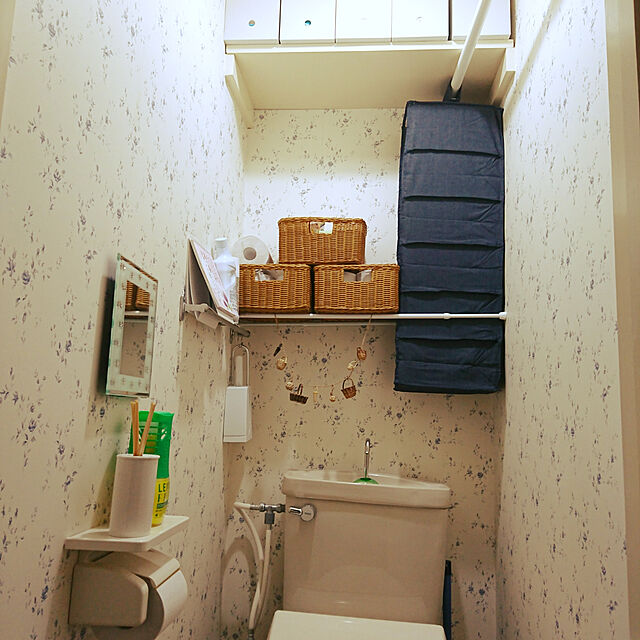 atoriの山善-山善 クローゼット用収納シリーズ ハンギングラック(幅14) スリムタイプ YTC-CLHRSの家具・インテリア写真