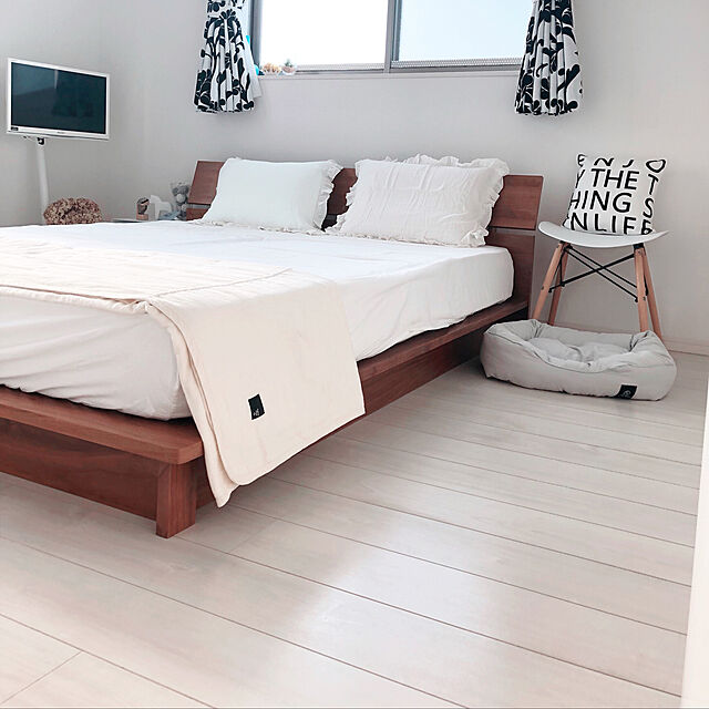 cocoaのニトリ-ペットベッド Ｌ(Nホテル シカク GY L) の家具・インテリア写真