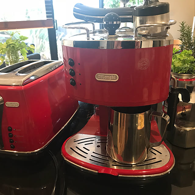 dilly-dallyのデロンギ・ジャパン-デロンギ｜Delonghi エスプレッソ・カプチーノメーカー アイコナコレクション レッド ECO310R[ECO310]【rb_cooking_cpn】の家具・インテリア写真