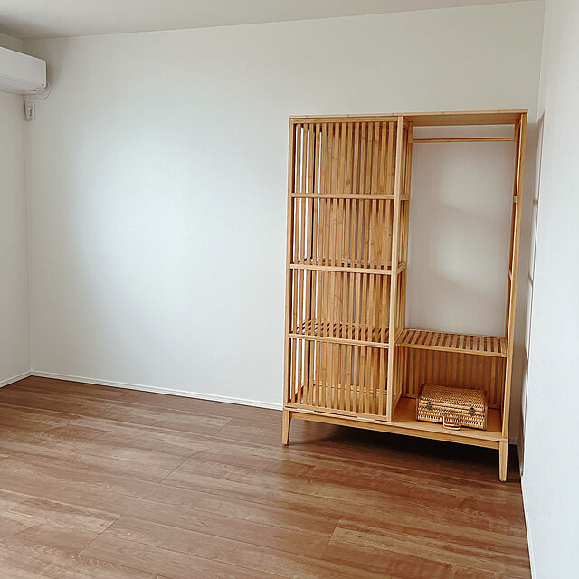 Miiのイケア-NORDKISA ノールドシーサ オープンワードローブ 引き戸付きの家具・インテリア写真