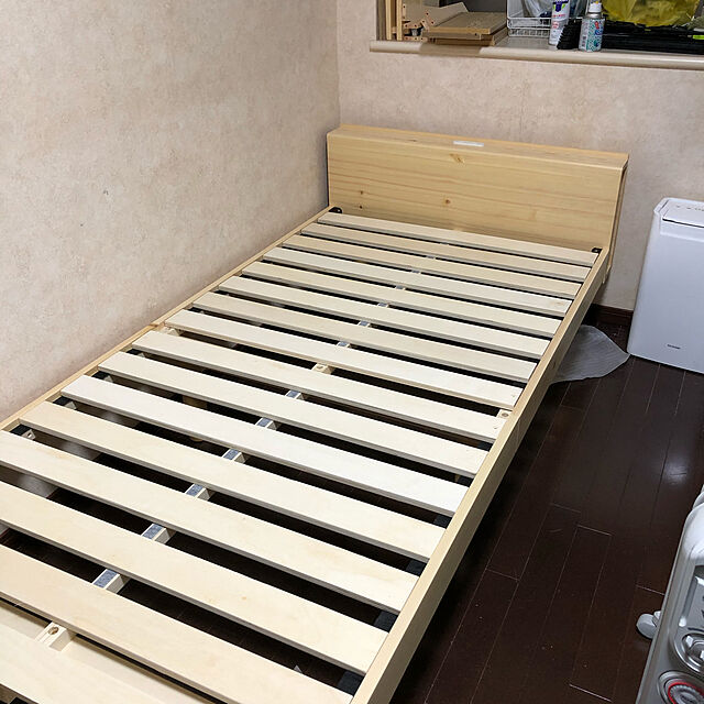 Atelier.mの山善-ベッドフレーム シングル シングルベッド ベット 収納付き コンセント付き 山善 収納付きベッド シングル 木製  収納ベッドの家具・インテリア写真