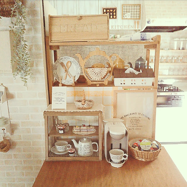 kurumiの-salut!(サリュ) リサイクルウッドおうちティッシュBOXケース ブラウンの家具・インテリア写真