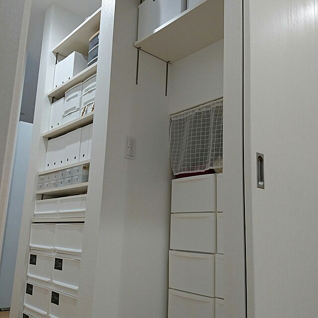 Yukariのニトリ-3段ケース(オールホワイト)8個セット  【送料有料・玄関先迄納品】の家具・インテリア写真