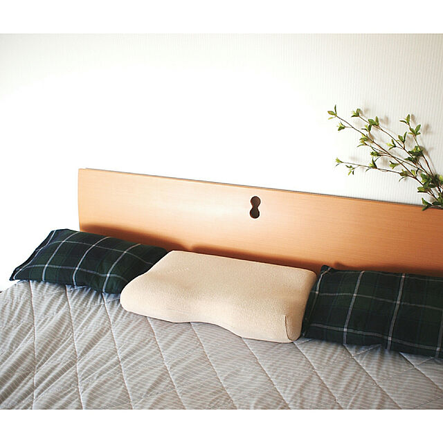 yunohaのニトリ-敷きパッド ダブル(NクールH ボーダーGY D) の家具・インテリア写真
