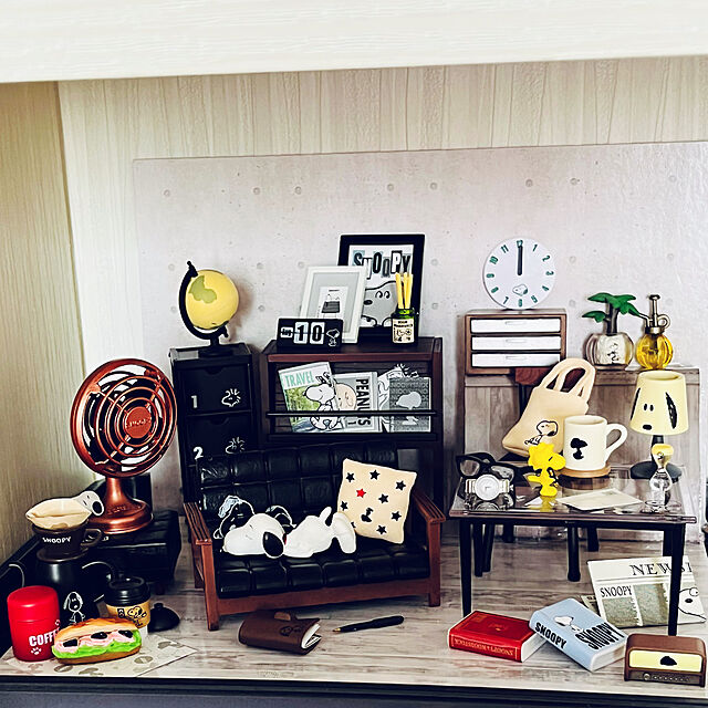 kazu15のリーメント(RE-MENT)-SNOOPY's MONO ROOM BOX商品 1BOX=8個入り、全8種類の家具・インテリア写真