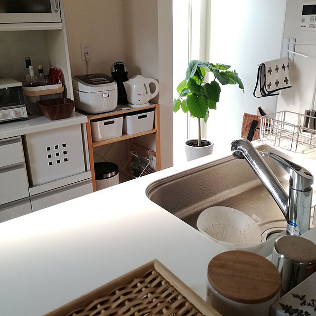 pinokoの菊屋-菊屋 カラーペダルペール ソフトクローズ 12L ホワイトの家具・インテリア写真