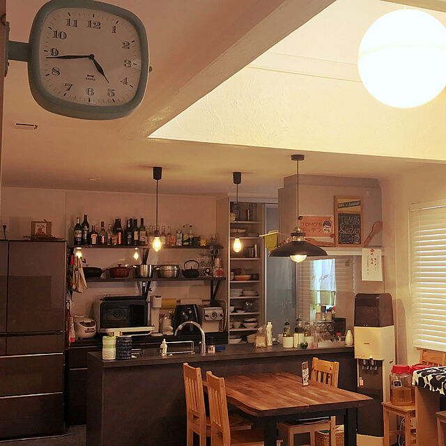kadoriの-BRUNO(ブルーノ）両面 掛け時計 (ツーフェイスフレンチレトロクロック) グリーン BCW030-GRの家具・インテリア写真