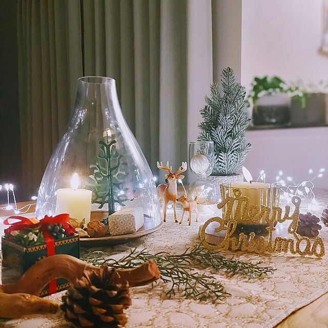 Haのlovi-Lovi ロヴィ オーナメントカード ミニツリー クリスマスツリー Momi-no-ki 14cm DKGR ダークグリーン 白樺 組み立て式 フィンランド製の家具・インテリア写真
