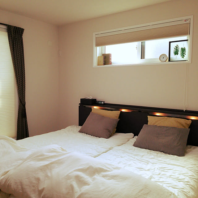 yuppiのニトリ-シングルベッドフレーム(コンソン MBR LOW) の家具・インテリア写真