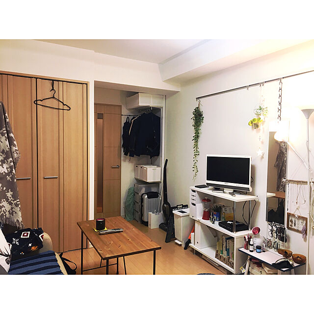 Miraiの-salut!(サリュ) ウッドスクエアテーブル ホワイトの家具・インテリア写真