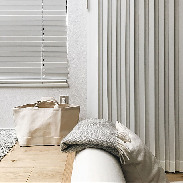 q_y_d_の無印良品-リクライニングローソファ２シーター・カバー付・綿帆布／生成の家具・インテリア写真