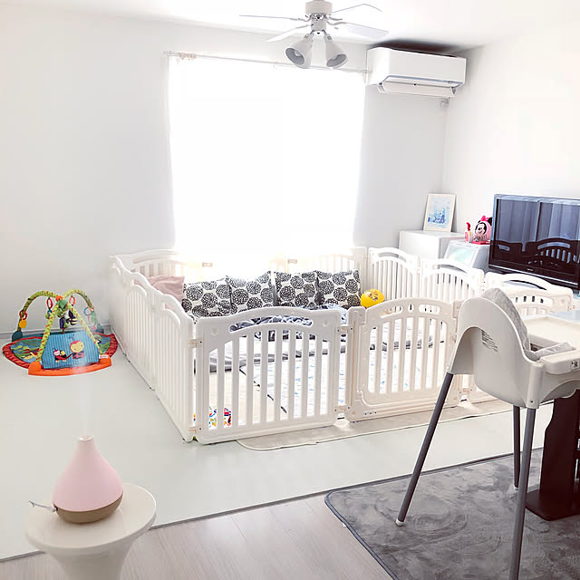 写真付きレビュー 送料無料 即納 7物質検査 1級防音 ジョイントマット 大判 6畳 32枚 60cm サイドパーツ付 プレイマット カラフル 単色 床暖房対応 抗菌 防臭 Pe おしゃれ ジョイント フロアマット キッズマット キッズ マット ベビーマット 赤ちゃん 送料無料