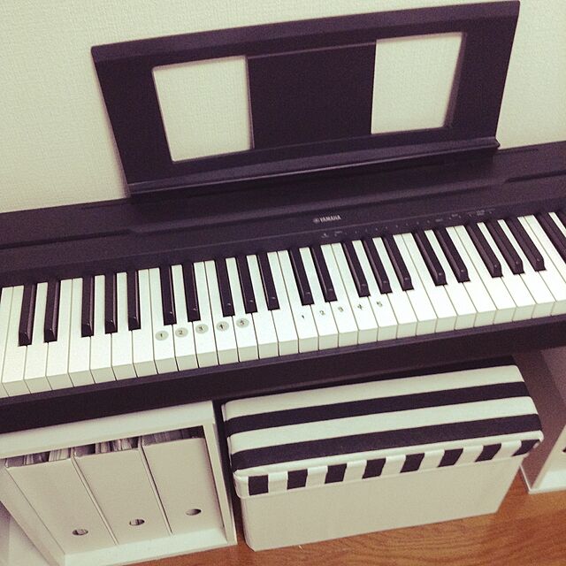 riku_tの-ヤマハ YAMAHA P-45-B(ブラック) Pシリーズ 電子ピアノ 88鍵盤 P45Bの家具・インテリア写真