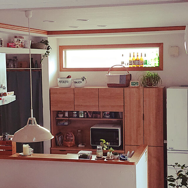 favori...のニトリ-キッチンボード(エトナ120KB LBR) の家具・インテリア写真