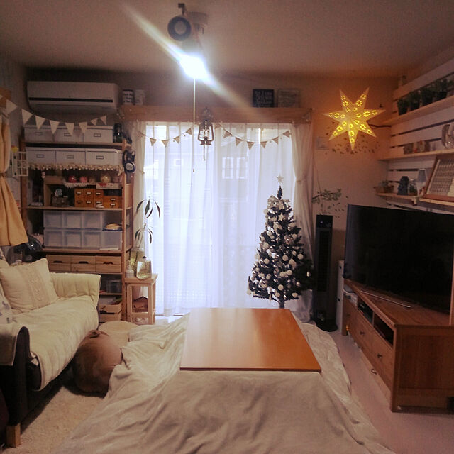 kazuのイケア-IKEA STRALA 10291046 ペンダントランプ スター 70cm レッドの家具・インテリア写真