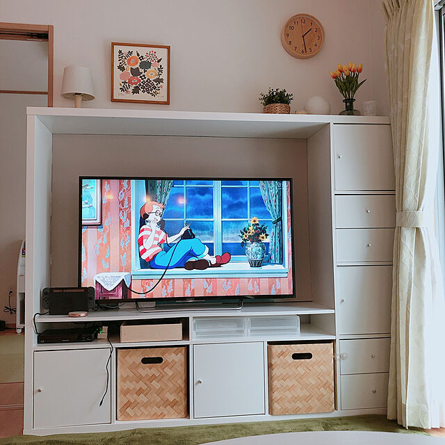 Stのイケア-IKEA・イケア テレビ台 LAPPLAND テレビ収納ユニット, ホワイト（603.525.70）の家具・インテリア写真