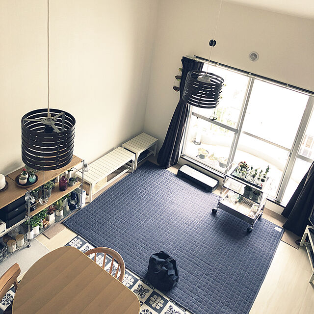 nanaのニトリ-ペンダントシェード(ラティス221L DBR) の家具・インテリア写真