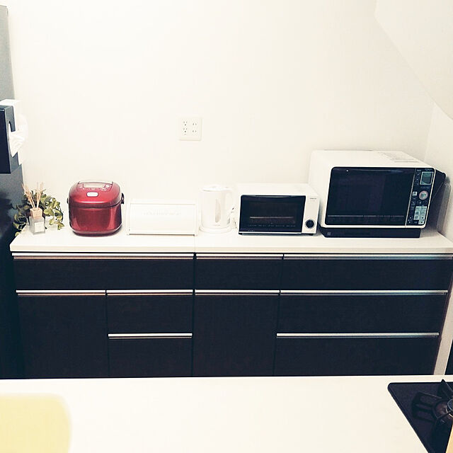 aho51のニトリ-キッチンカウンター(キュリー2 120CT DBR) の家具・インテリア写真