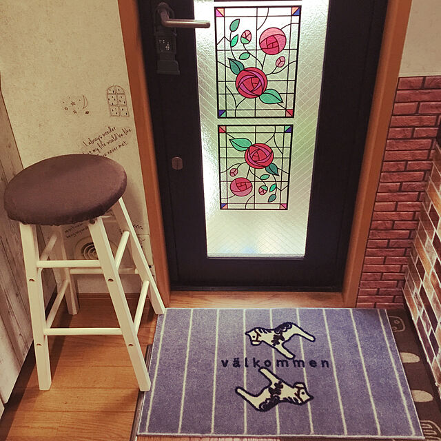 masamiのクリーンテックス・ジャパン-玄関マット 室内用 kahou valkommen 45×75cm ［全4デザイン］の家具・インテリア写真