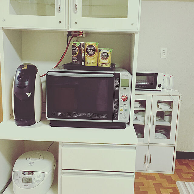 ryomamaのニトリ-キッチンボード(ダリア 80KB WH) の家具・インテリア写真