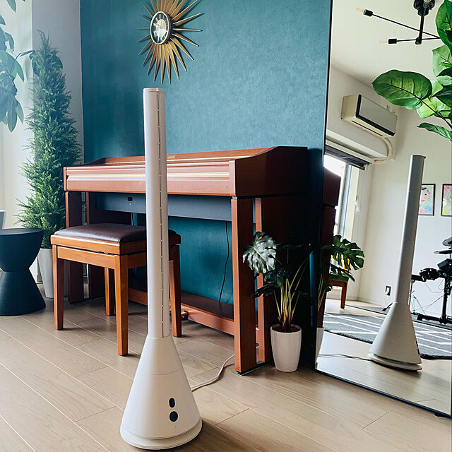 Reiのモダンデコ-モダンデコ タワーファン スリム DCモーター 縦型 扇風機 (ホワイト)の家具・インテリア写真
