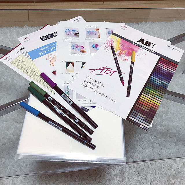 jbmayuの-トンボ鉛筆 筆ペン デュアルブラッシュペン ABT 36色セット カラー筆ペン 水性染料インク カリグラフィーの家具・インテリア写真