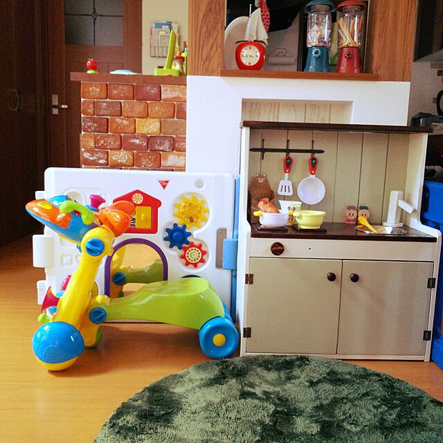 apple-pomの-日本育児 ママの時間が作れるほど夢中に遊ぶ！ミュージカルキッズランドDX 5010006001 / ベビーサークル キッズサークル ベビーゲート セーフティー 赤ちゃん 子供 柵の家具・インテリア写真