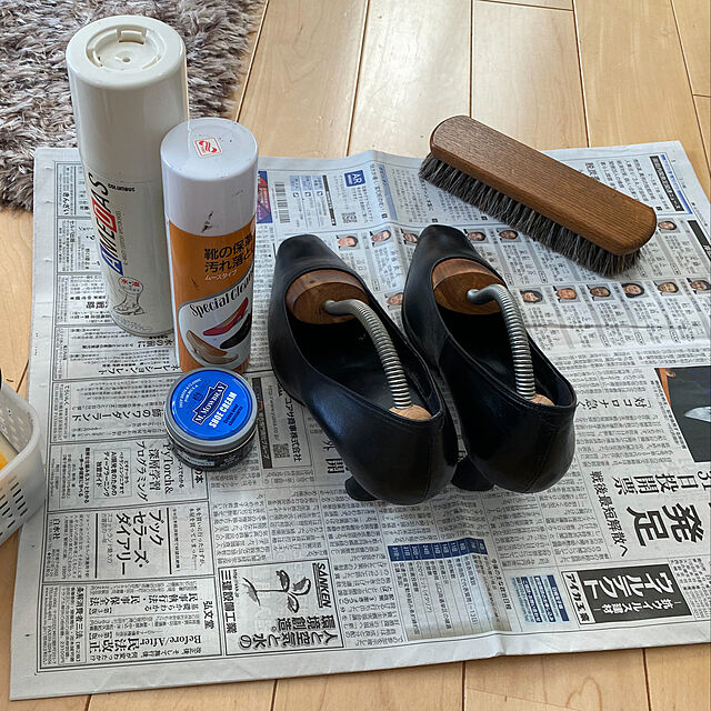 yuzu_gingerのR&D-[M.モゥブレィ] シューケア 靴磨き 栄養 保革 補色 ツヤ出しクリーム シュークリームジャー ブラック 50mlの家具・インテリア写真