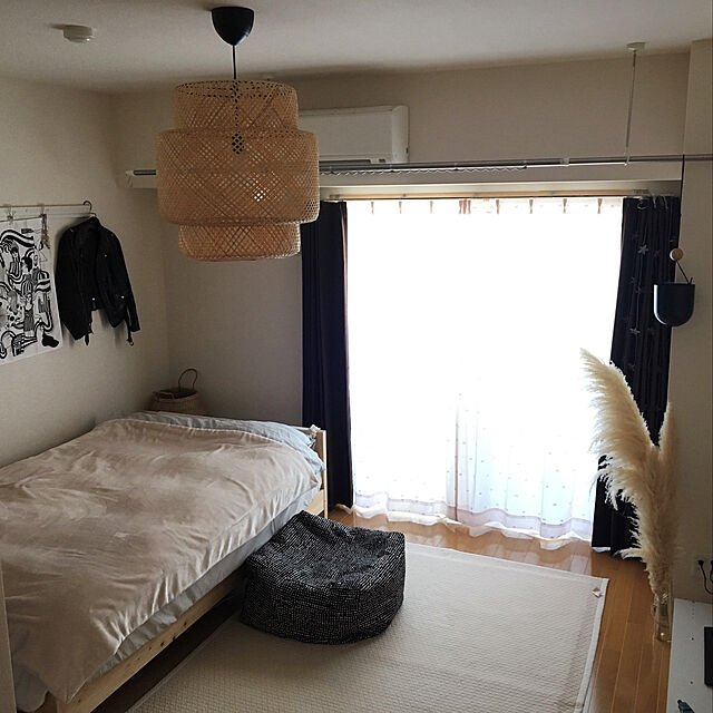 pinokoのニトリ-遮光1級カーテン(ジャズ2 ブラウン 150X178X2) の家具・インテリア写真
