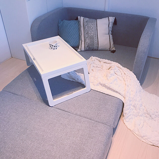 yukariのイケア-【あす楽】IKEA イケア ベッドトレイ ホワイト 白 d10289086 KLIPSK クリプスク 寝具 収納 ナイトテーブル おしゃれ シンプル 北欧 かわいい 家具の家具・インテリア写真