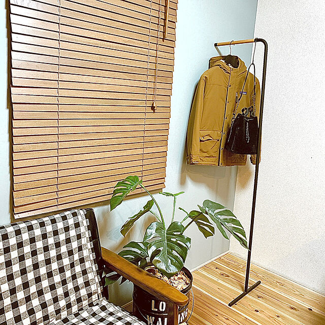 ayumiiiiiiiのニトリ-木目ブラインド(リンクス3 LBR 88X138) の家具・インテリア写真