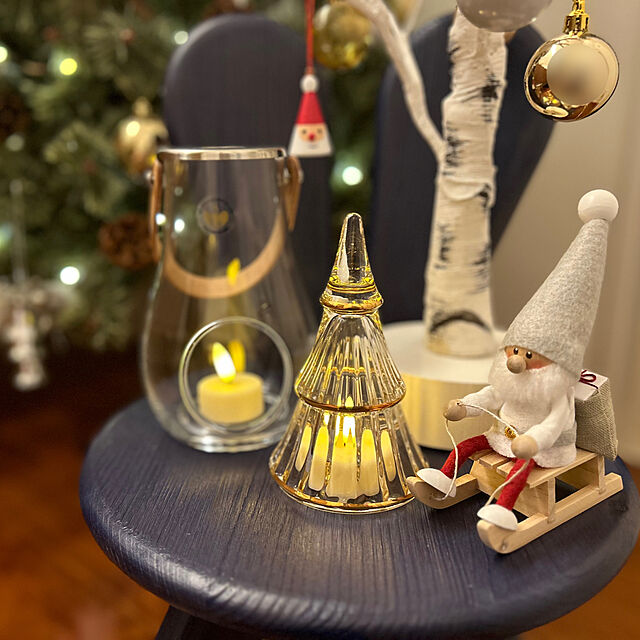 mimoの-ルディカ ニッセ NORDIKA nisse 北欧 雑貨 クリスマス 飾り インテリア 人形 サンタクロース フェルト そりに乗る サンタ ホワイト グレー 白 サイレントナイト おしゃれ ナチュラル 可愛い シンプル 小さい ミニ ギフトの家具・インテリア写真
