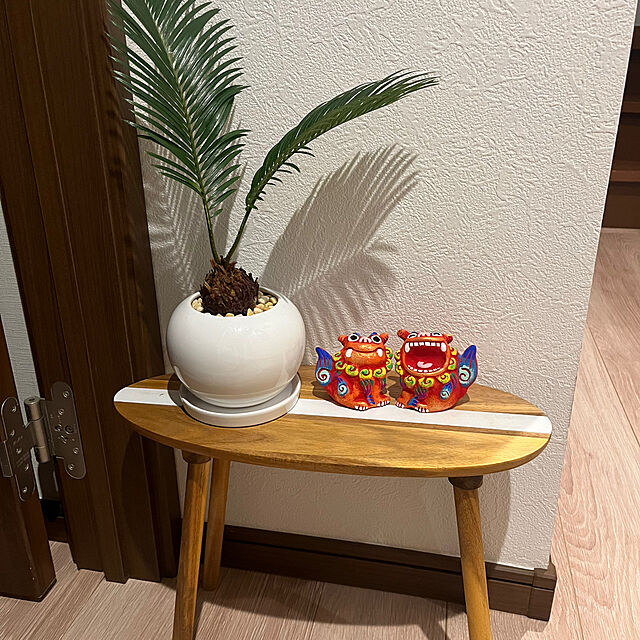 mikanの-米子焼ゆがふ　赤　シーサーSサイズの家具・インテリア写真