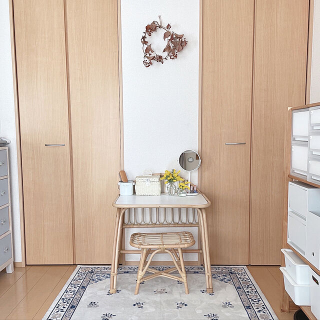 mienaの萩原-洗えるフランネルラグ ミュゲの家具・インテリア写真