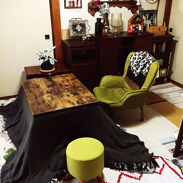 em8のニトリ-リビングこたつ(フロットN 120 ビンテージBR) の家具・インテリア写真