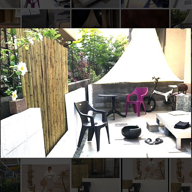 kaorinの不二貿易-不二貿易 ガーデン プラスチック チェア アンジェロ 野外 屋外 使用 可能 ホワイトの家具・インテリア写真