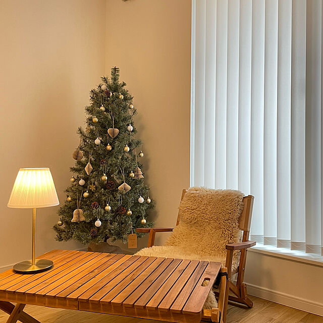 nashie7474の-【即納】【クーポン利用で13,860円】クリスマスツリー 150cm 北欧 オーナメントセット おしゃれ 大きい 大きめ ライト ホワイト ライト オーナメント オーナメントセット 飾り ツリー 北欧風 プレゼント ギフトの家具・インテリア写真