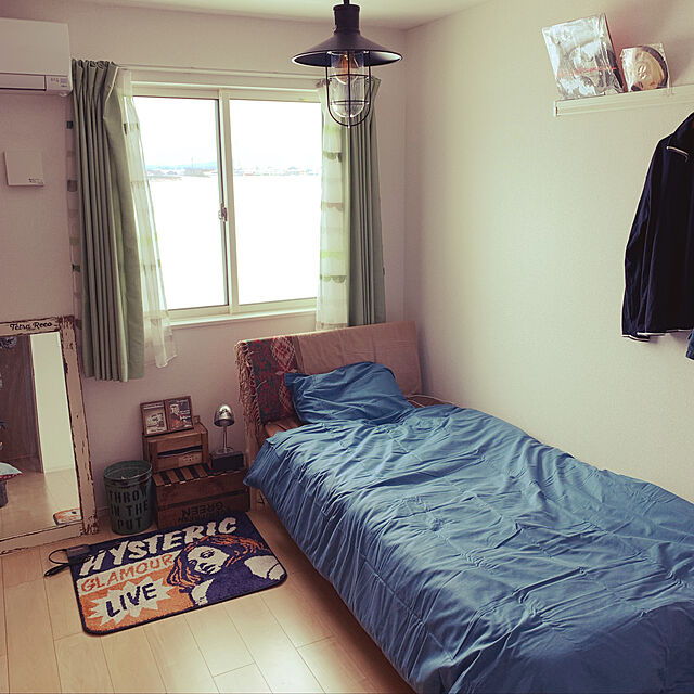tetra163の-寝具カバー２点セット ライトデニム ブルー シングルサイズの家具・インテリア写真