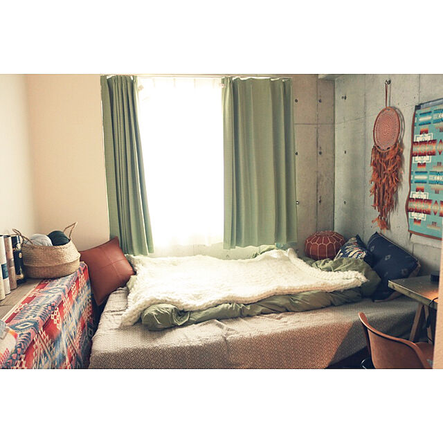 Chikakoのpf-002-[Suzzy] プフ(小) モロッコ クッション (ブラウン)の家具・インテリア写真