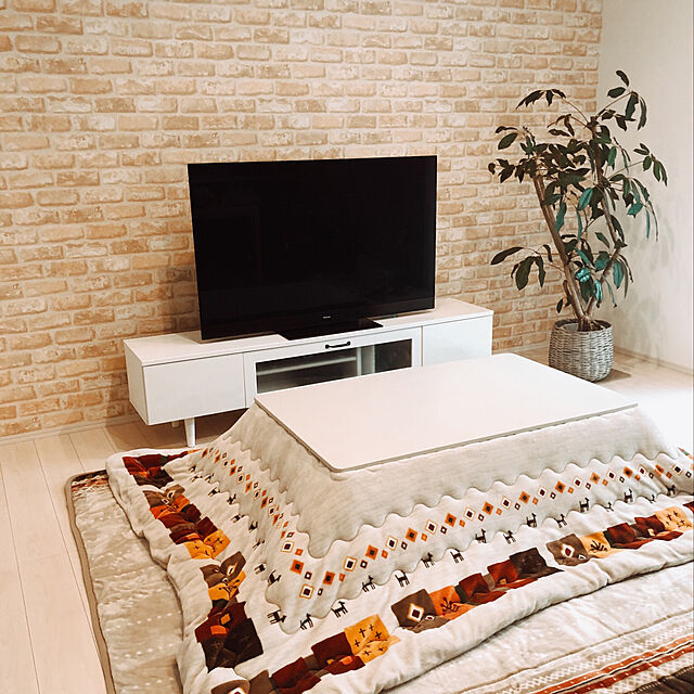 natchanのニトリ-こたつ掛ふとん 長方形(ギャベo-i) の家具・インテリア写真