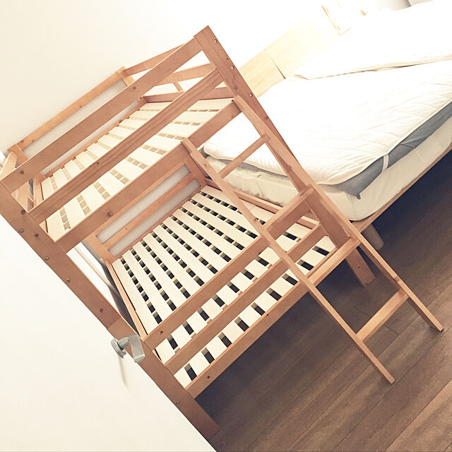 ikのニトリ-2段ベッド(ドールN LBR スノコ) の家具・インテリア写真