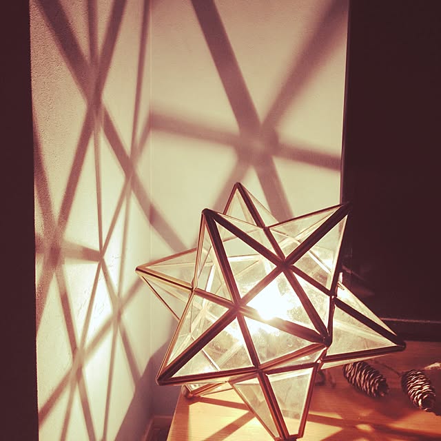 Yukaringoの-星型ライト/照明/[エトワール] ペンダントランプ /フロスト/クリアの家具・インテリア写真