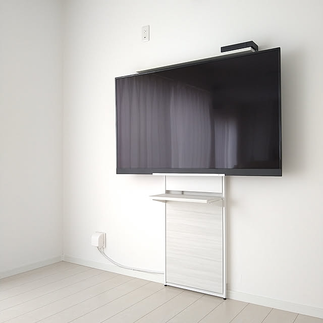 写真付きレビュー】ハヤミ工産 テレビ壁掛金具 65V型まで対応 石こう